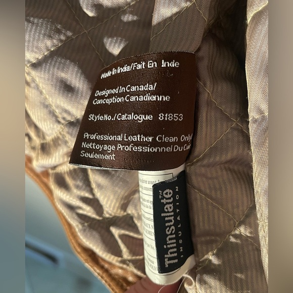 Brown DANIER Leather Men Size XL Jacket - Picture 11 of 16